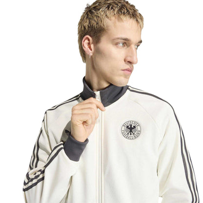 White-Black - Side - Adidas Mens World Cup Germany DFB Track Top