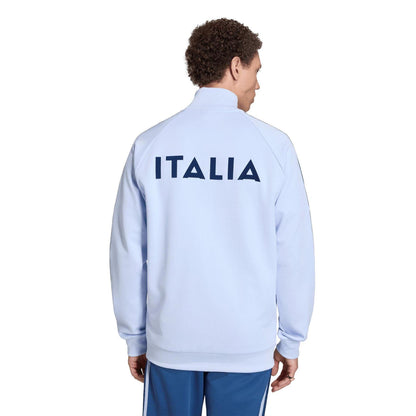 Blue-White - Back - Adidas Mens World Cup Italy Polyester Track Top