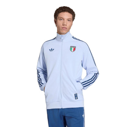 Blue-White - Side - Adidas Mens World Cup Italy Polyester Track Top