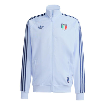 Blue-White - Front - Adidas Mens World Cup Italy Polyester Track Top