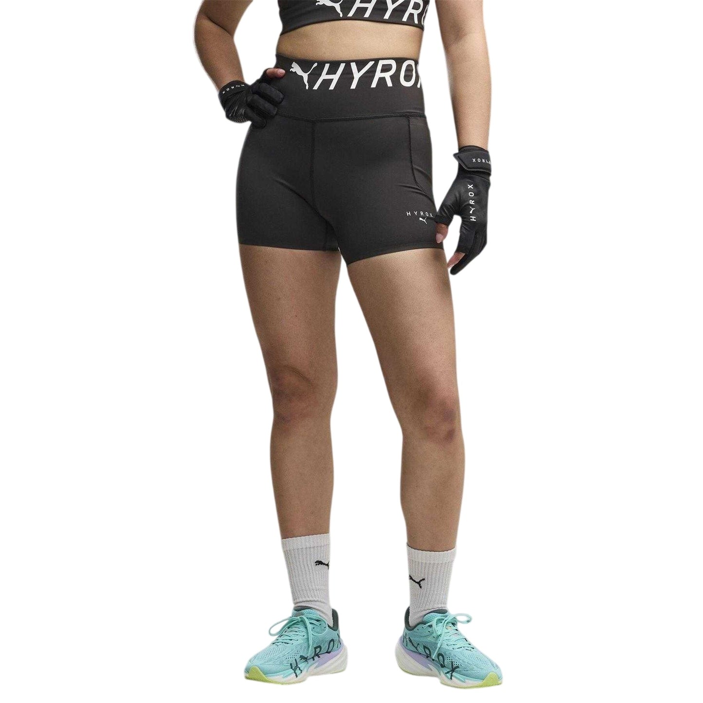 Black - Lifestyle - Puma Womens-Ladies Hyrox Performance Workout Tights