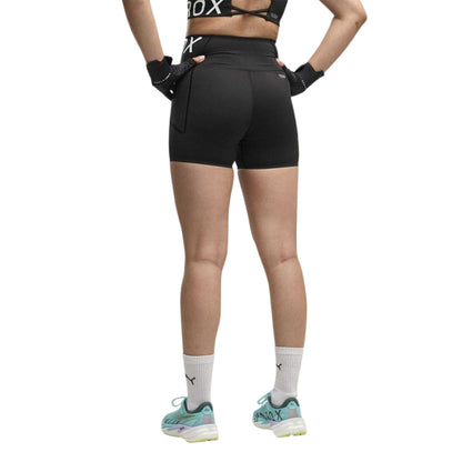 Black - Pack Shot - Puma Womens-Ladies Hyrox Performance Workout Tights
