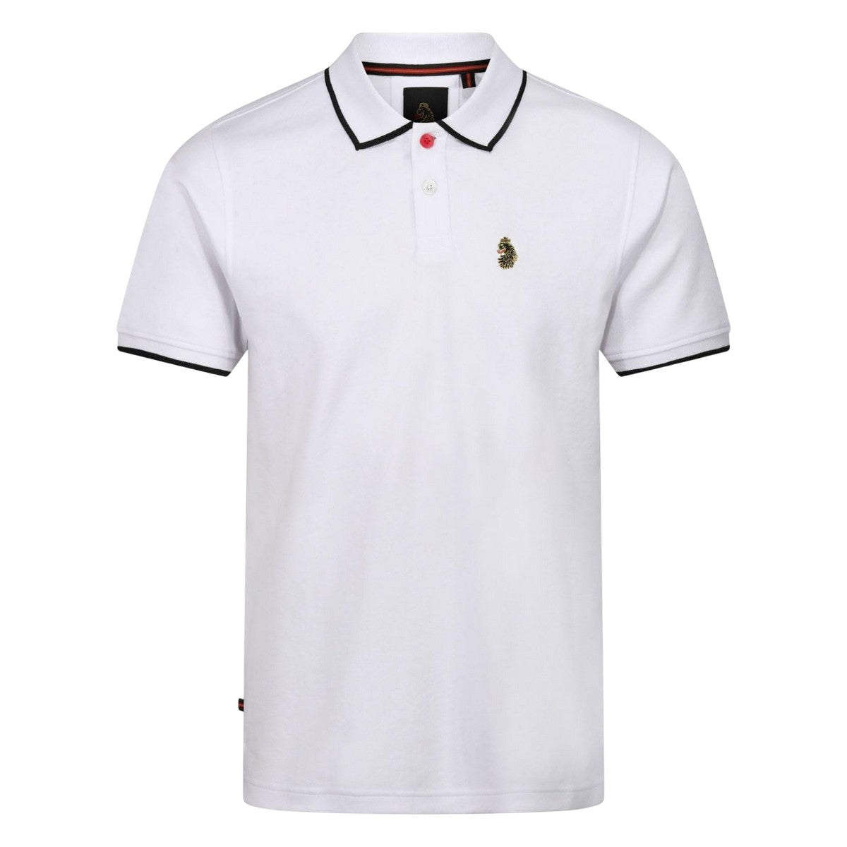 White - Front - Luke 1977 Mens Meadtastic Sport Polo Shirt