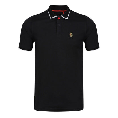 Black - Front - Luke 1977 Mens Meadtastic Sport Polo Shirt