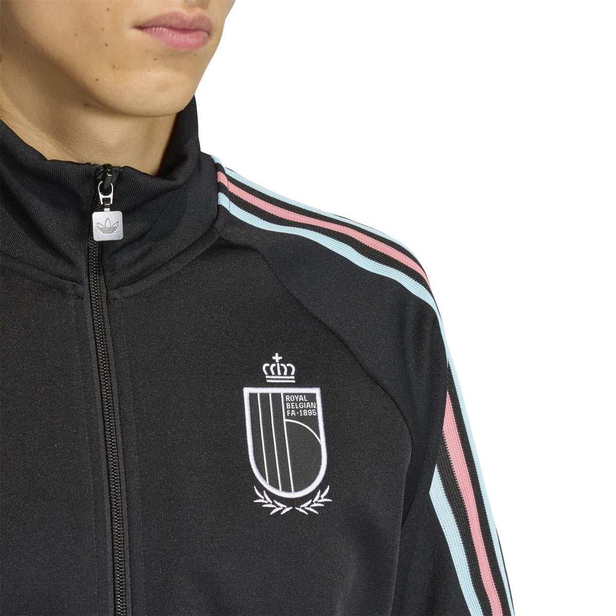 Black-Red - Side - Adidas Mens FIFA World Cup 2026 Belgium Track Top