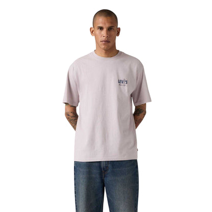 Cloud Grey - Lifestyle - Levis Mens Music City Short-Sleeved T-Shirt