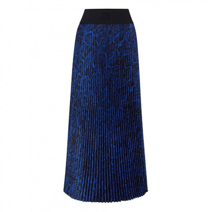 Blue - Front - Hugo Womens-Ladies Regiani-1 Jersey Skirt