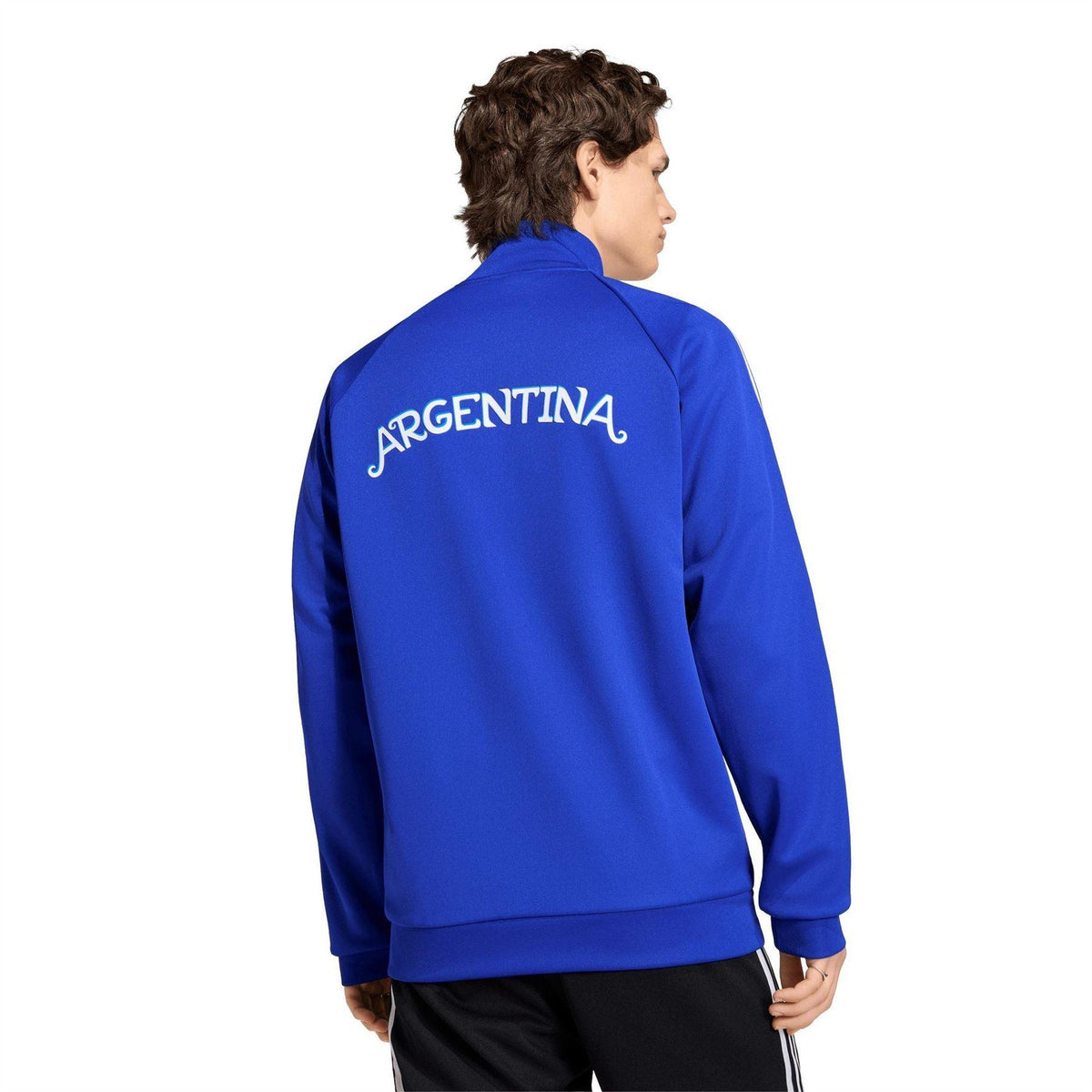 Blue-White - Back - Adidas Mens World Cup Argentina Track Top