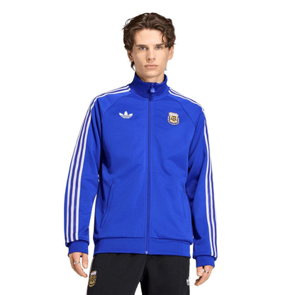 Blue-White - Pack Shot - Adidas Mens World Cup Argentina Track Top