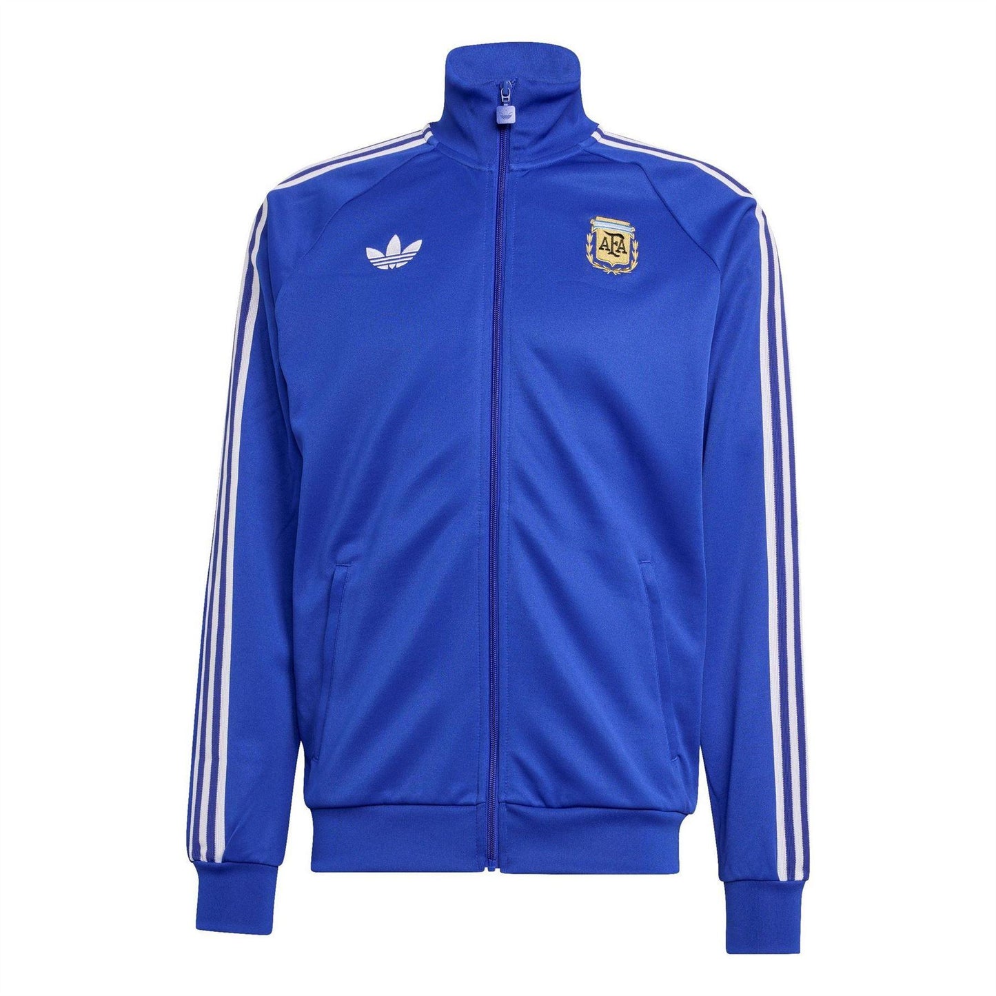 Blue-White - Front - Adidas Mens World Cup Argentina Track Top