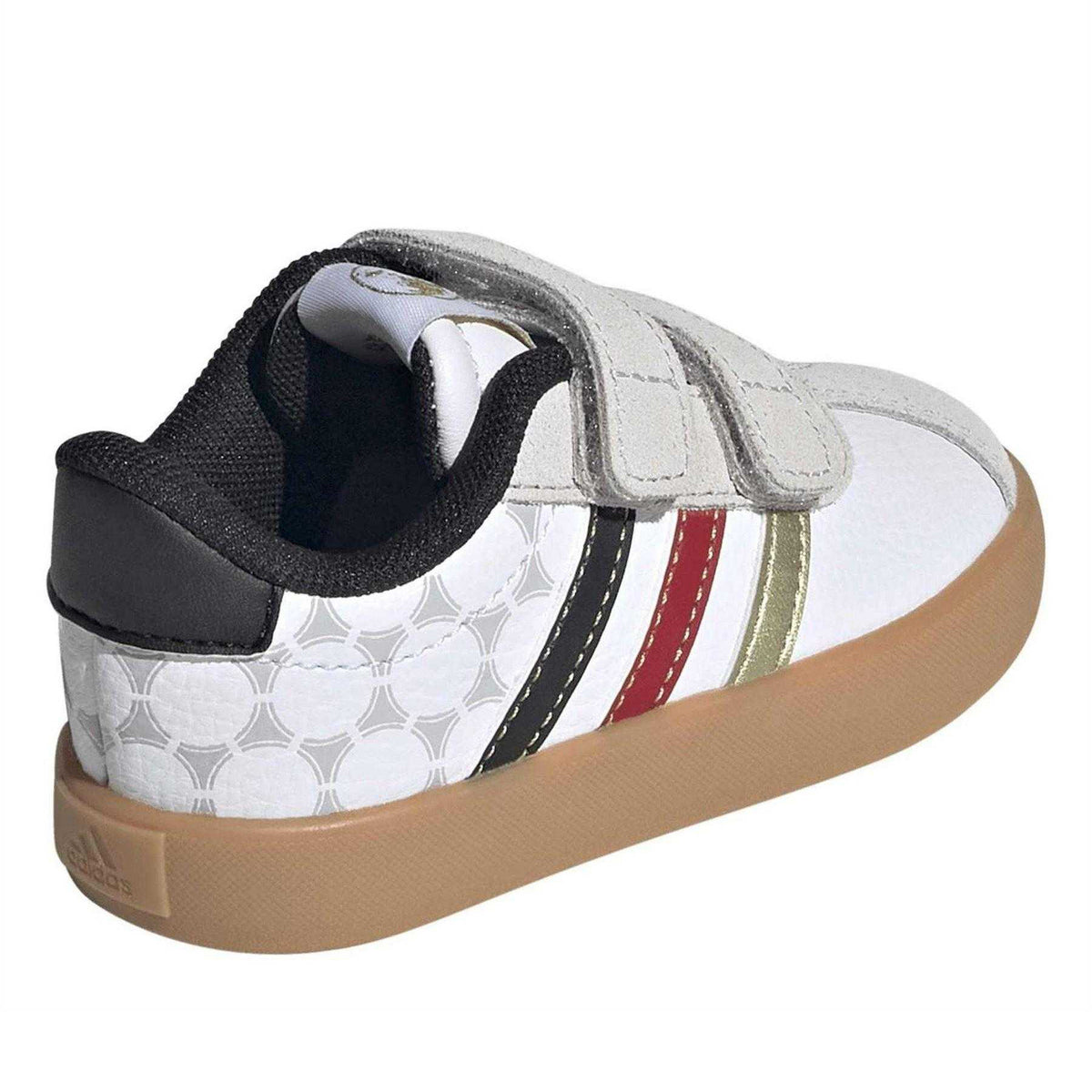White - Back - Adidas Childrens-Kids VL Court 3.0 Trainers