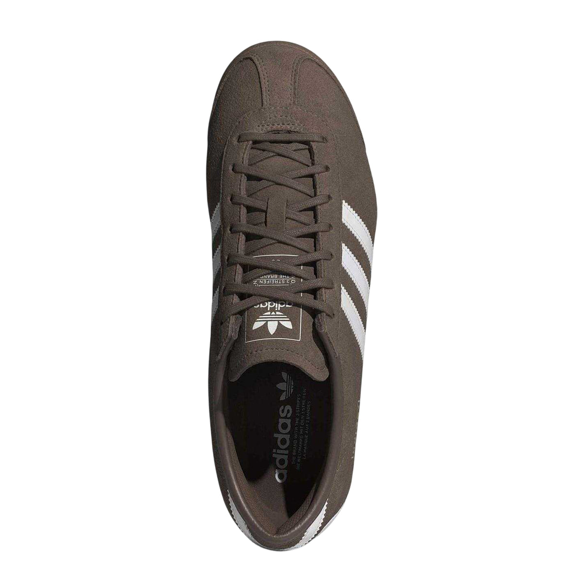Clay Strata - Lifestyle - Adidas Mens Italia 3 Stripes Leather Trainers
