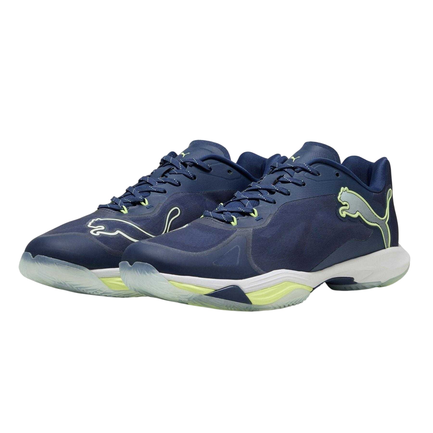 Persian Blue - Close up - Puma Mens Vantage Nitro Handball Trainers