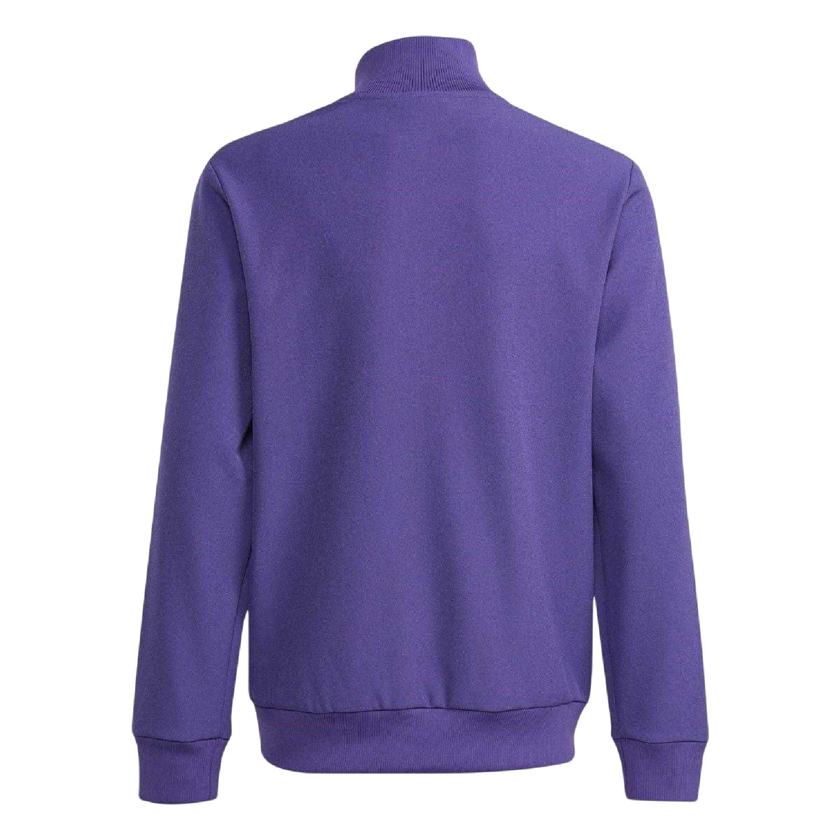 Purple - Back - Adidas Childrens-Kids Icon Real Madrid CF Full Zip Tracksuit Top