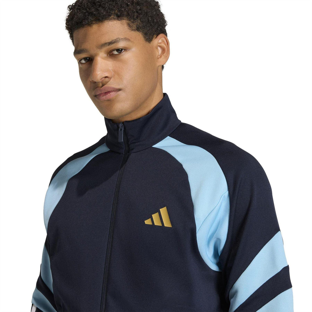 Blue - Lifestyle - Adidas Mens HOT Tracksuit Top