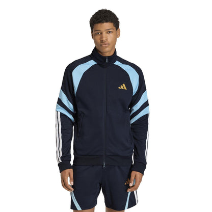 Blue - Pack Shot - Adidas Mens HOT Tracksuit Top
