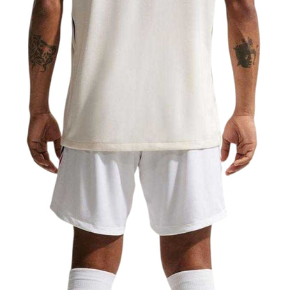 White-Orange - Back - Nike Mens 2026 France Football Shorts