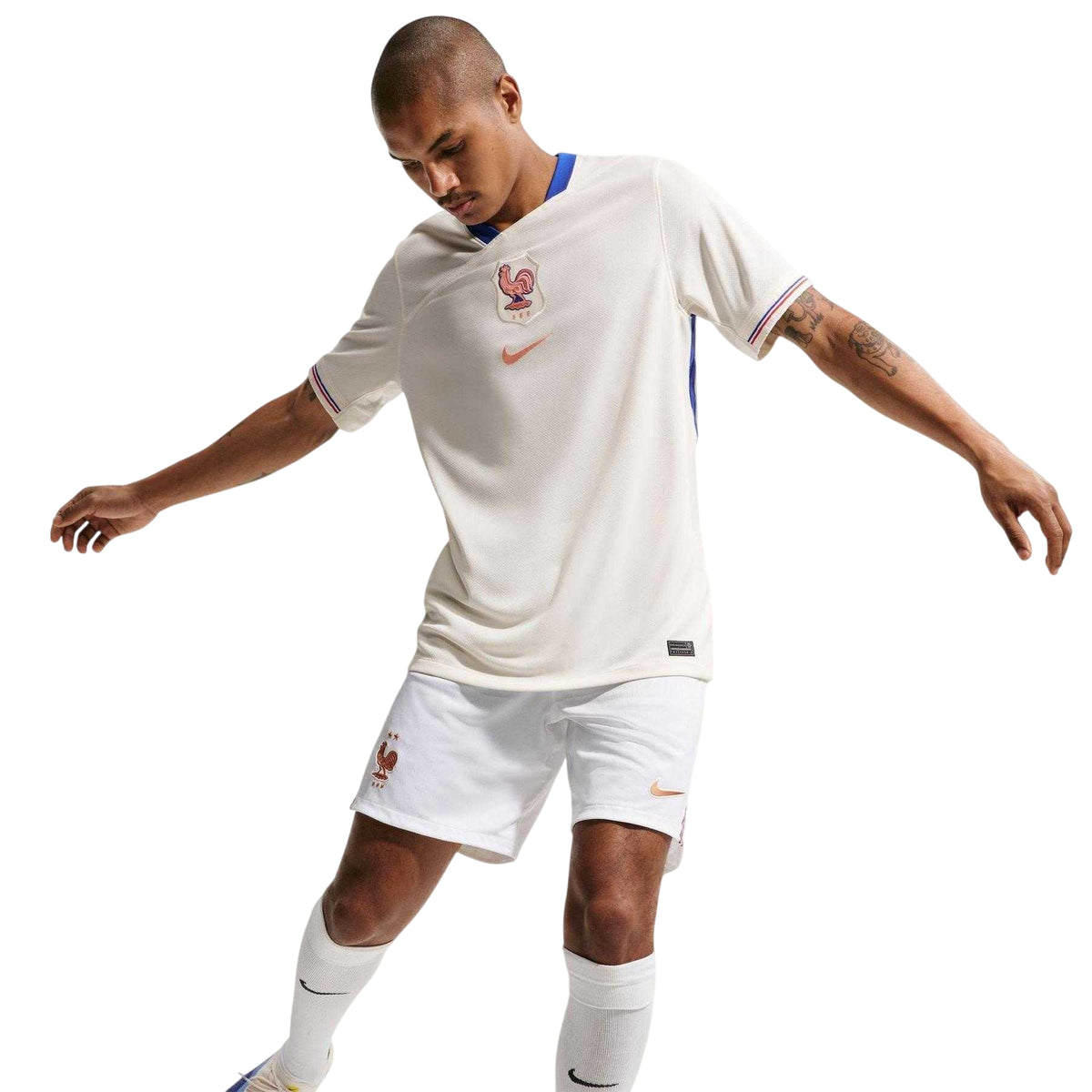 White-Orange - Lifestyle - Nike Mens 2026 France Football Shorts