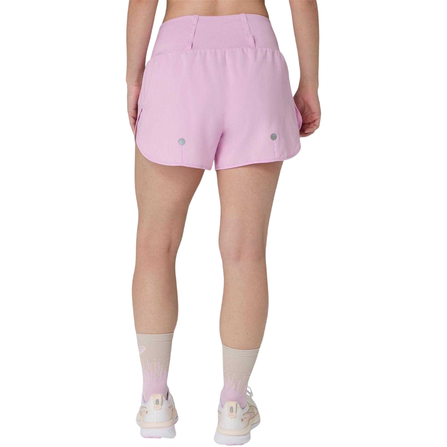 Lilac - Close up - Asics Womens-Ladies Road Running Shorts
