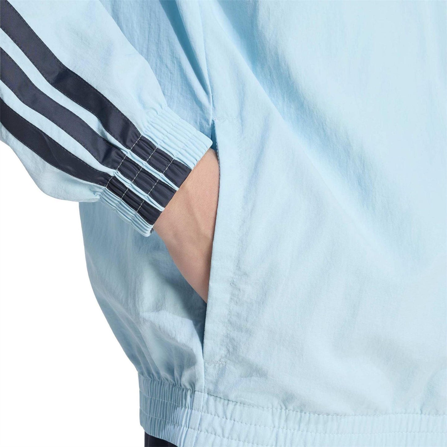 Ice Blue-Night - Lifestyle - Adidas Mens Stripes Tracksuit Top