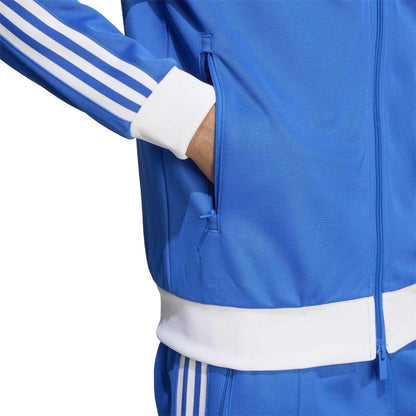 Blue-White - Lifestyle - Adidas Mens Adicolor Classics Embroidered Slim Track Top
