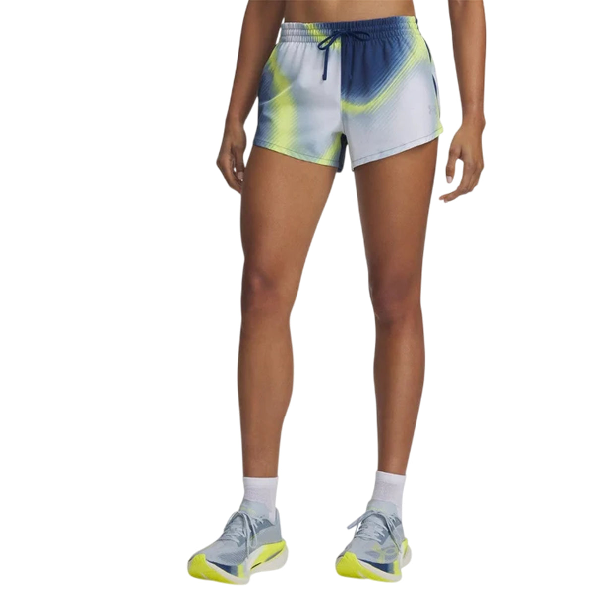 Blackout-Navy - Lifestyle - Under Armour Womens-Ladies Velociti Pro Running Shorts