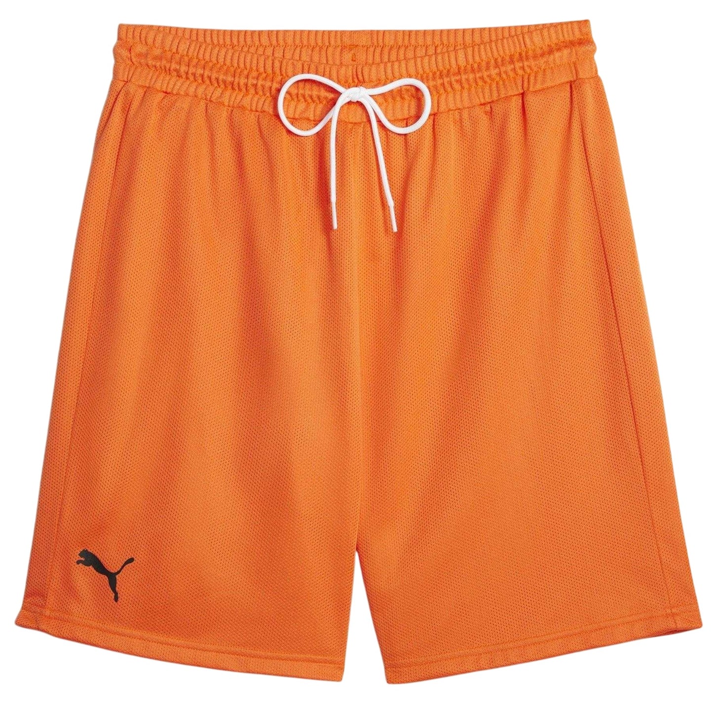 Orange - Front - Puma Mens Team Basketball Shorts