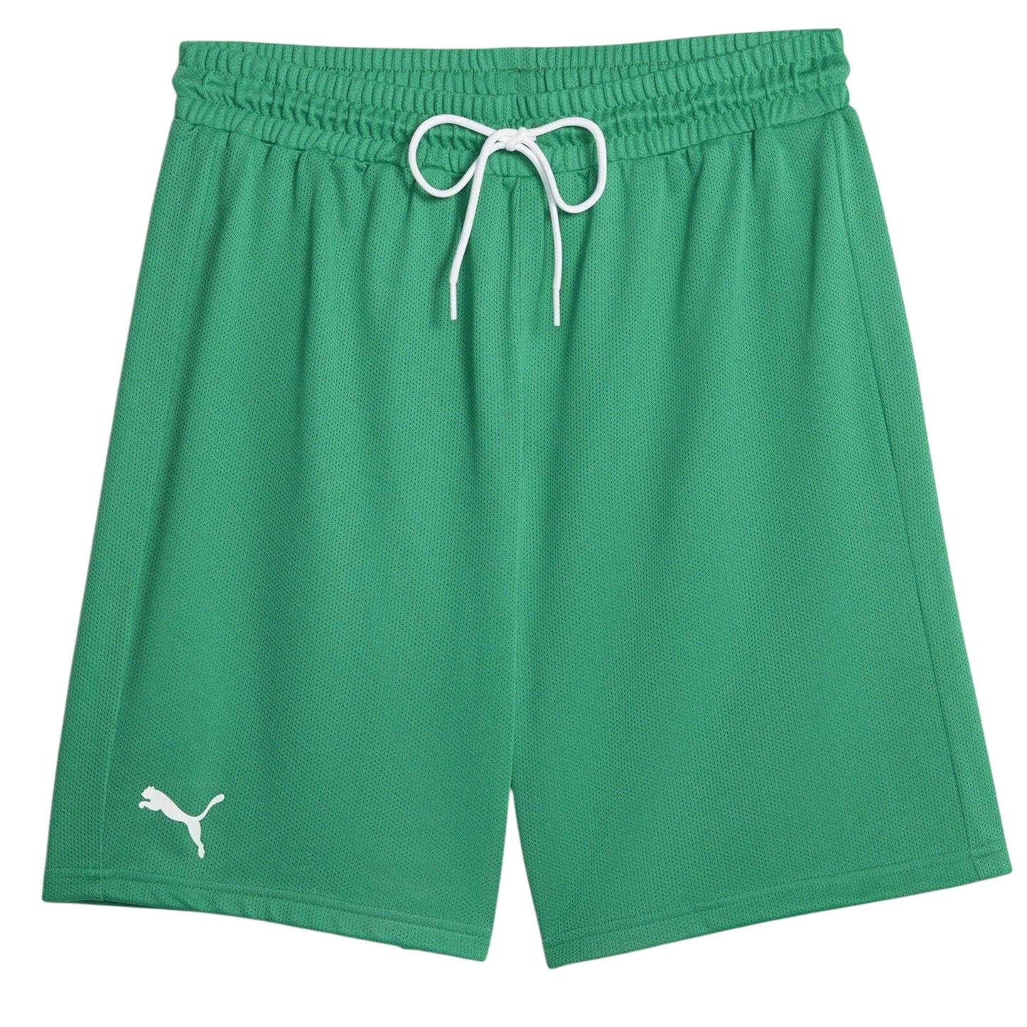 Pepper Green - Front - Puma Mens Team Basketball Shorts