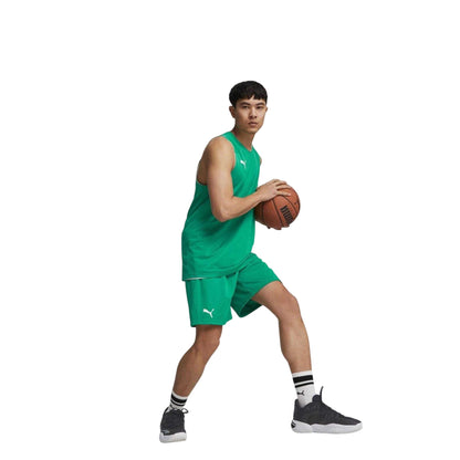 Pepper Green - Lifestyle - Puma Mens Team Basketball Shorts