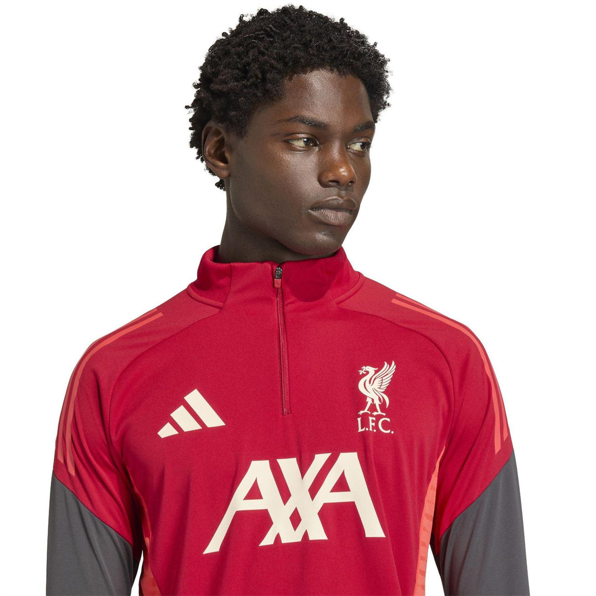 Active Red-White - Side - Adidas Mens 2025-2026 Liverpool FC Track Top