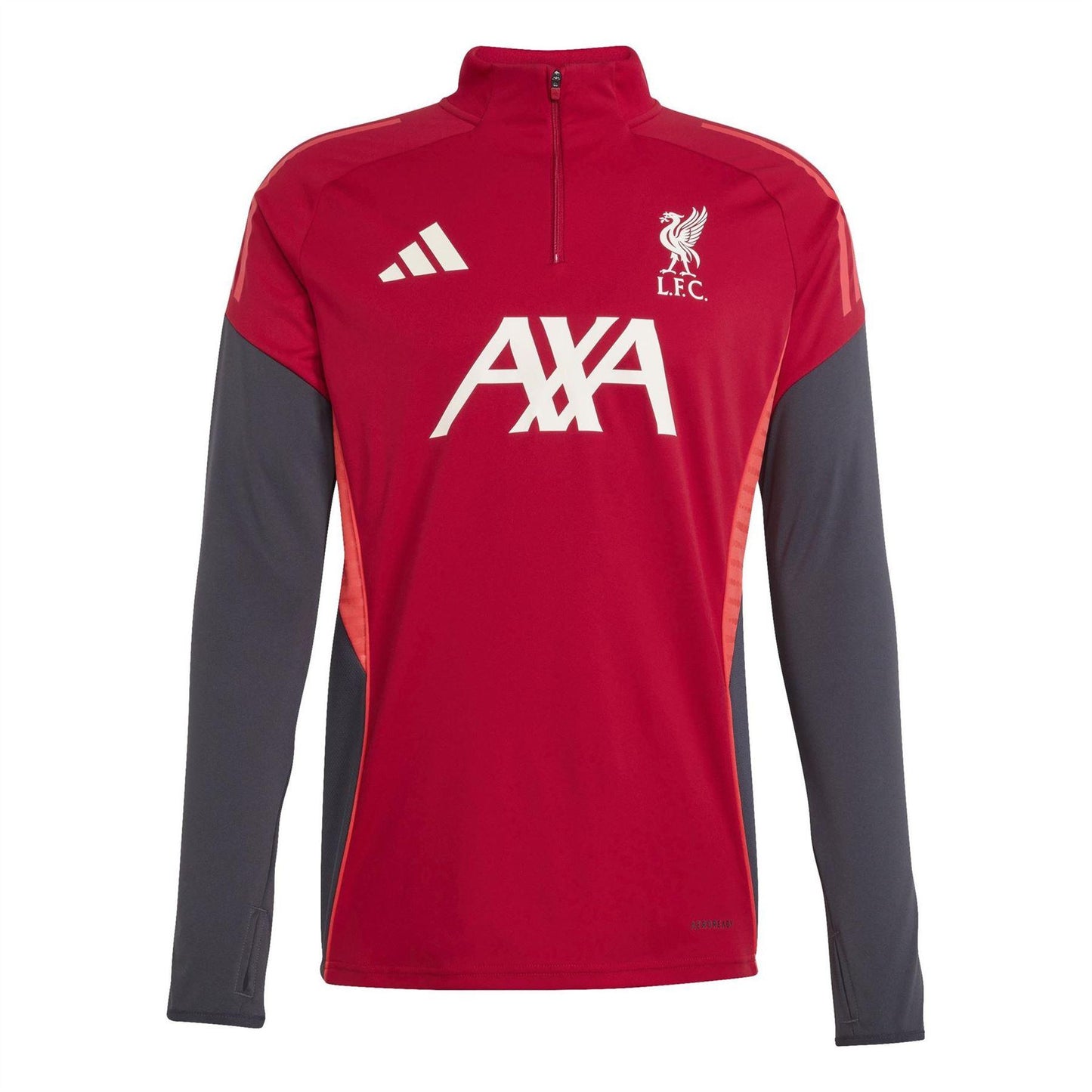 Active Red-White - Front - Adidas Mens 2025-2026 Liverpool FC Track Top