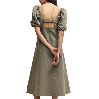 Green - Back - Nobody´s Child Womens-Ladies Henri Midi Dress