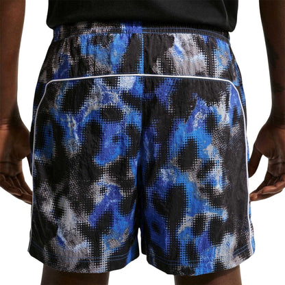 Blue - Back - Nike Mens Air Woven Camouflage Track Shorts