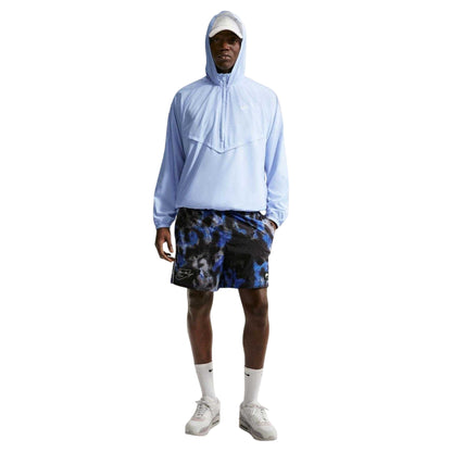Blue - Pack Shot - Nike Mens Air Woven Camouflage Track Shorts