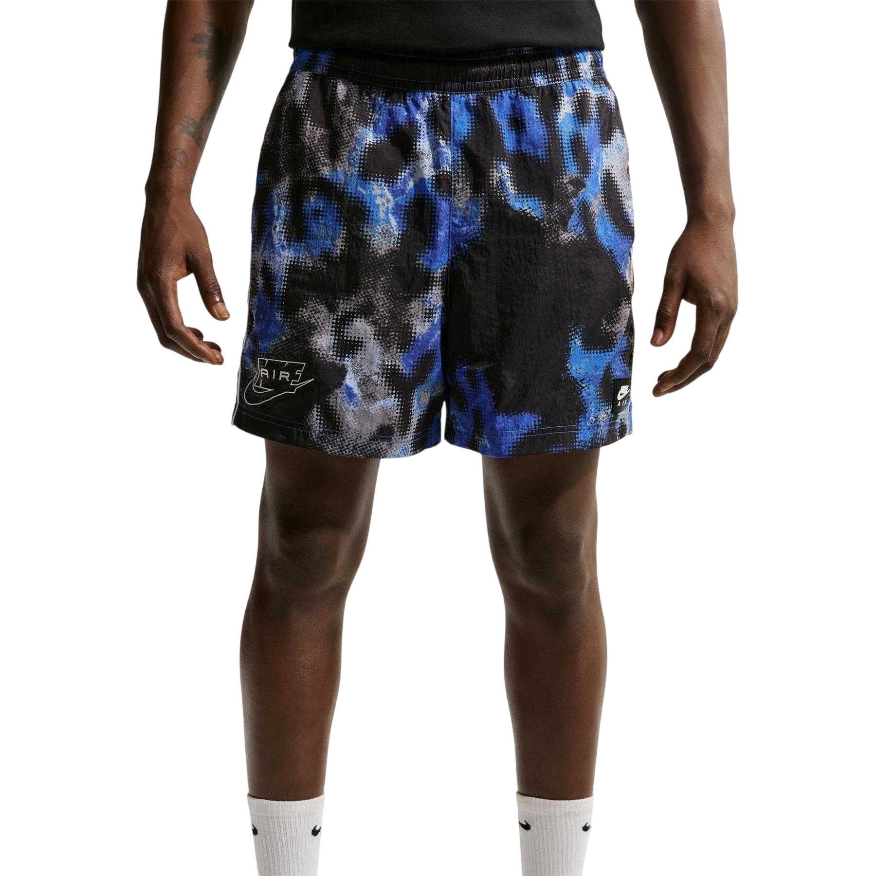 Blue - Front - Nike Mens Air Woven Camouflage Track Shorts