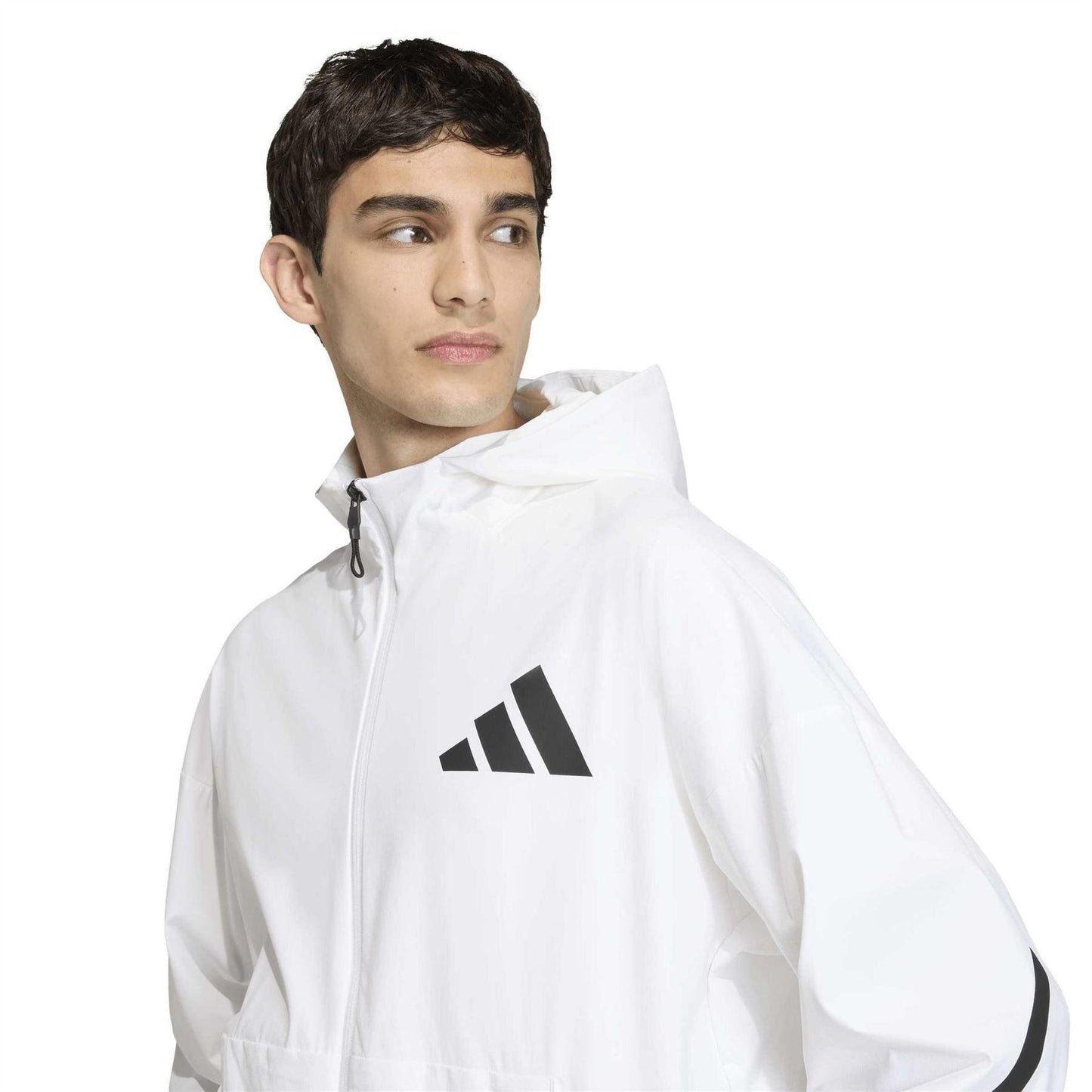 White - Side - Adidas Mens Z.N.E. Track Top