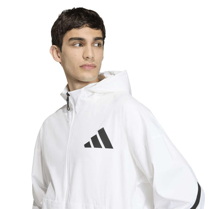 White - Side - Adidas Mens Z.N.E. Track Top