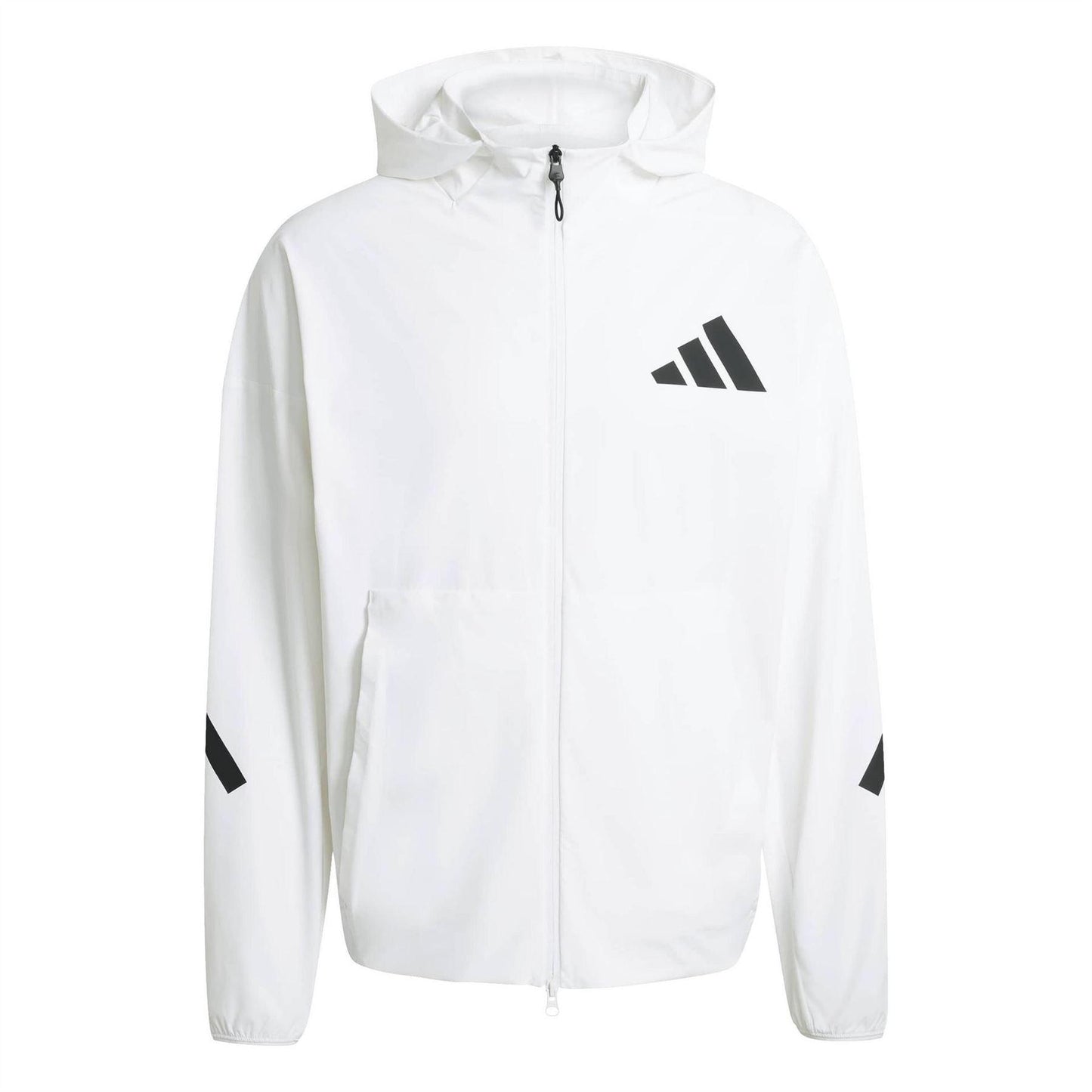 White - Front - Adidas Mens Z.N.E. Track Top