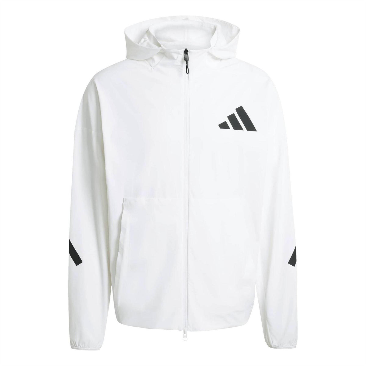 White - Front - Adidas Mens Z.N.E. Track Top