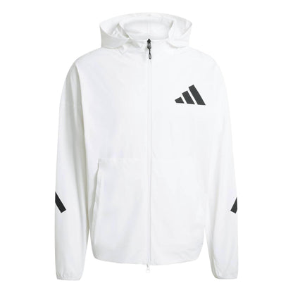 White - Front - Adidas Mens Z.N.E. Track Top