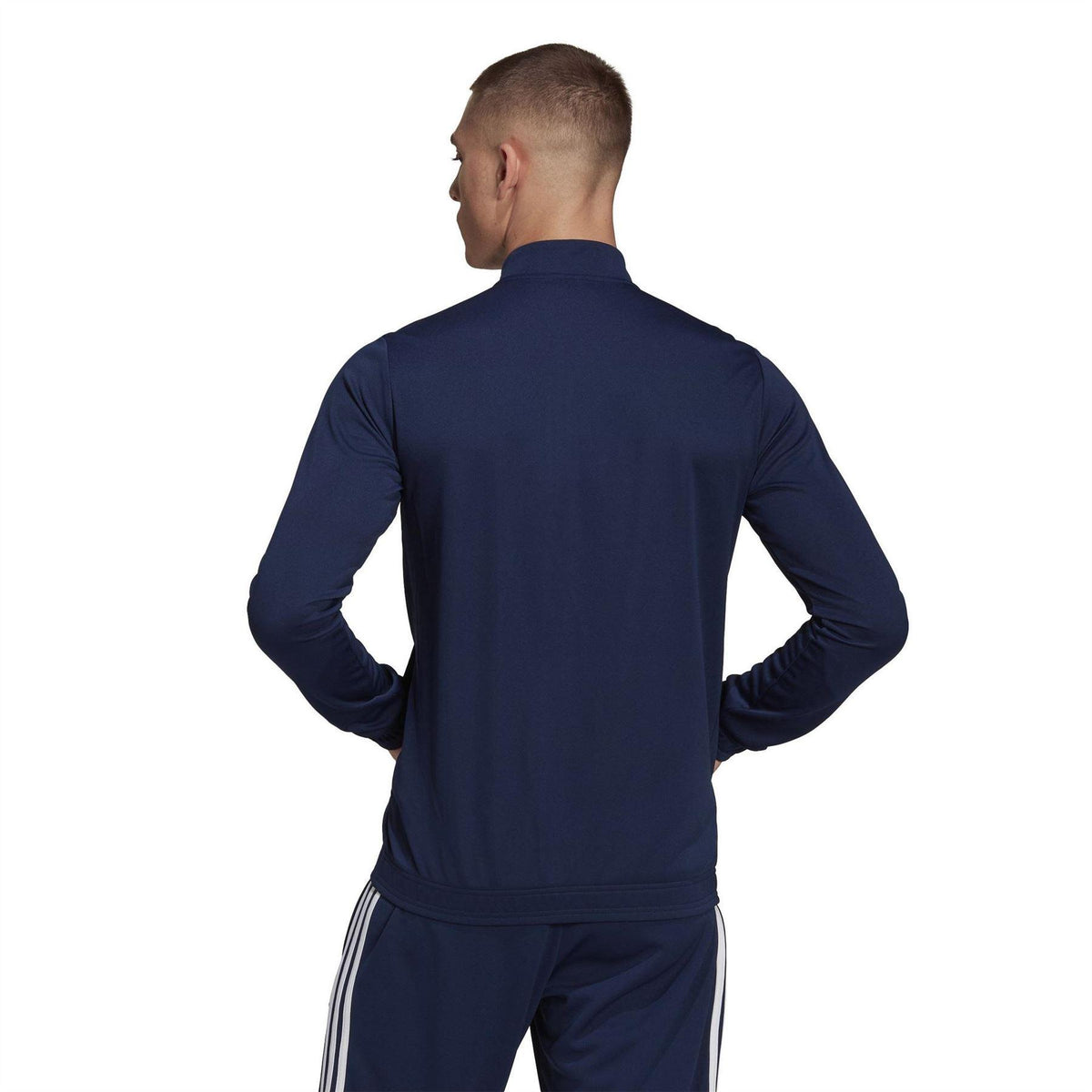 Team Navy Blue - Back - Adidas Mens Entrada 22 Slim Track Top