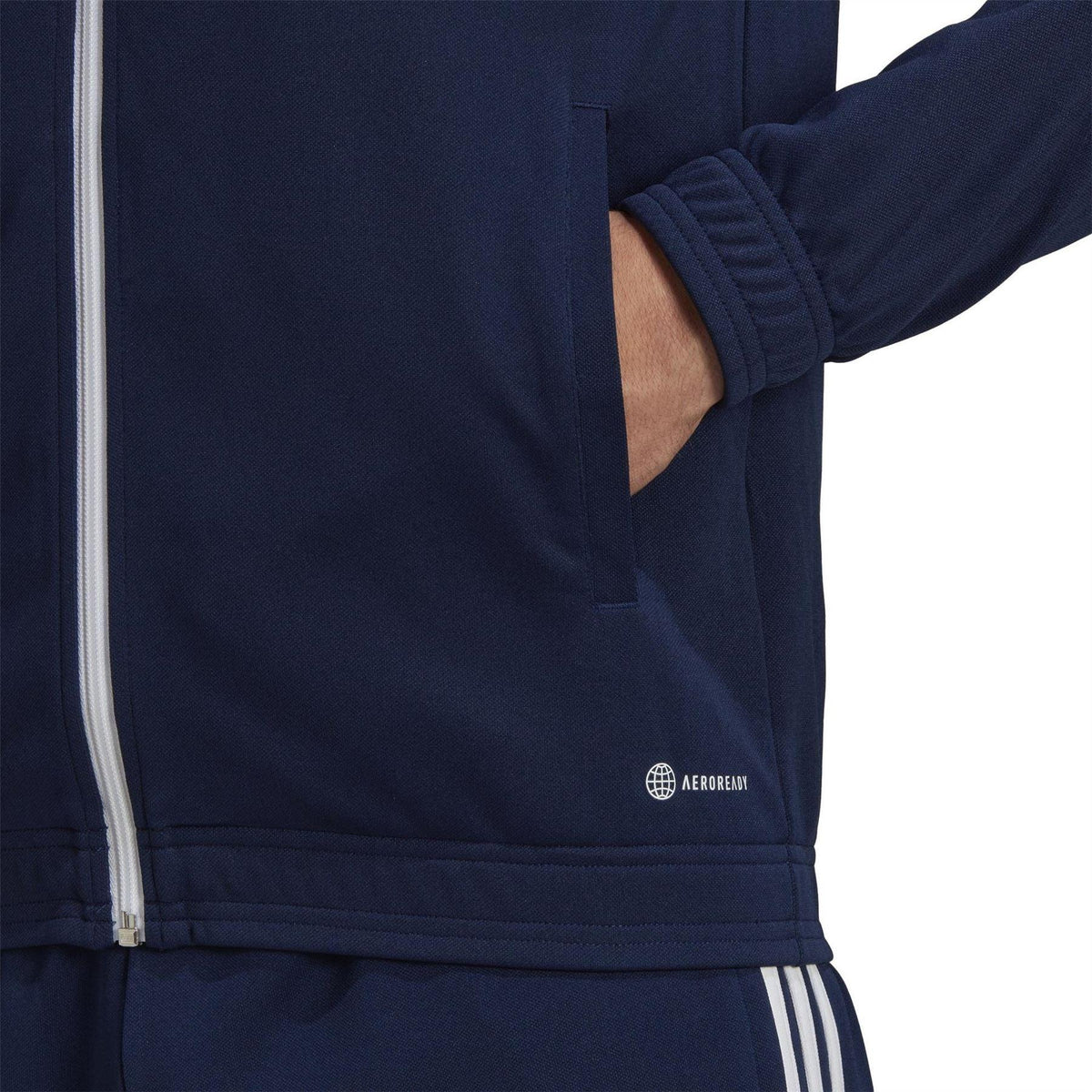 Team Navy Blue - Lifestyle - Adidas Mens Entrada 22 Slim Track Top