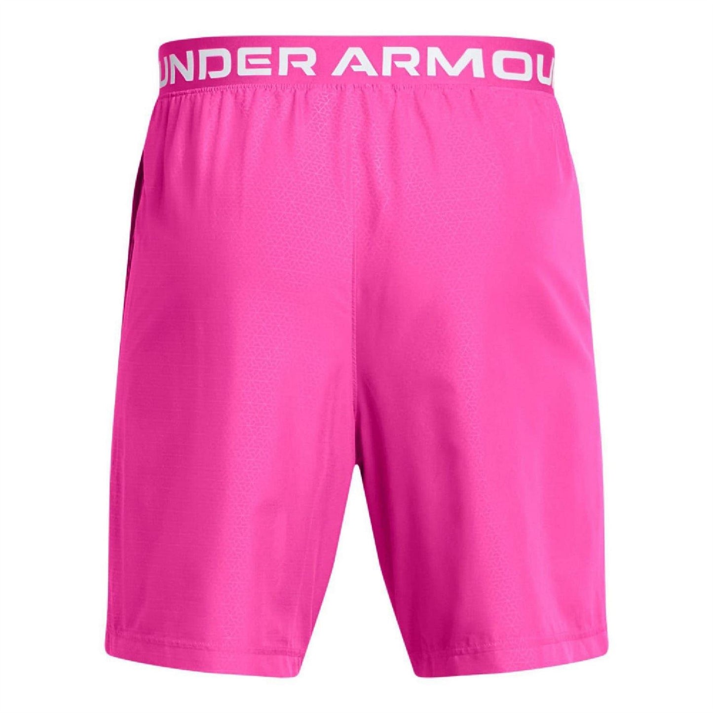 Pink - Back - Under Armour Mens Woven Shorts