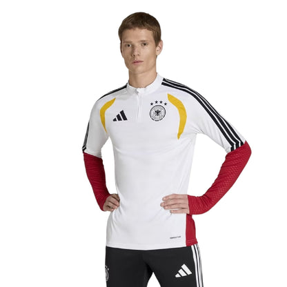 White-Black - Lifestyle - Adidas Mens Tiro 26 Pro Germany Slim Training Top