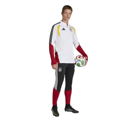 White-Black - Pack Shot - Adidas Mens Tiro 26 Pro Germany Slim Training Top