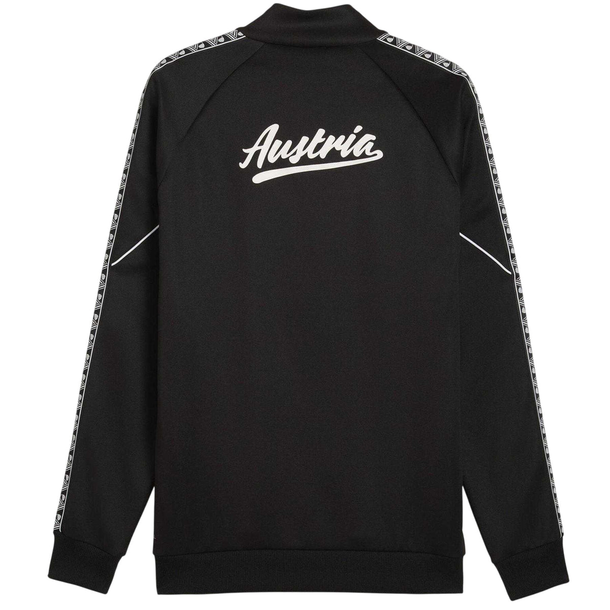 Black-White - Back - Puma Mens World Cup 2026 Austria FC Tracksuit Top