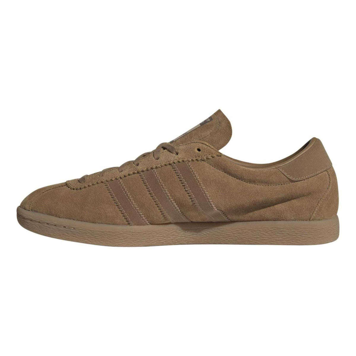 Brown - Side - Adidas Mens Originals Tabacco Stripe Suede Trainers