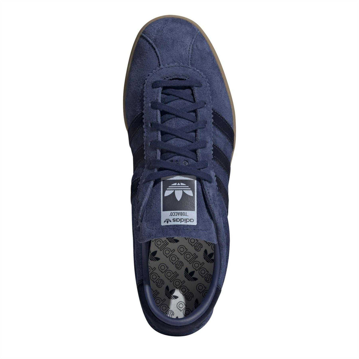 Dark Blue - Lifestyle - Adidas Mens Originals Tabacco Stripe Suede Trainers