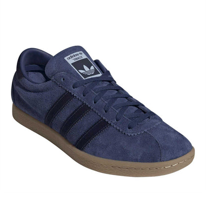 Dark Blue - Pack Shot - Adidas Mens Originals Tabacco Stripe Suede Trainers