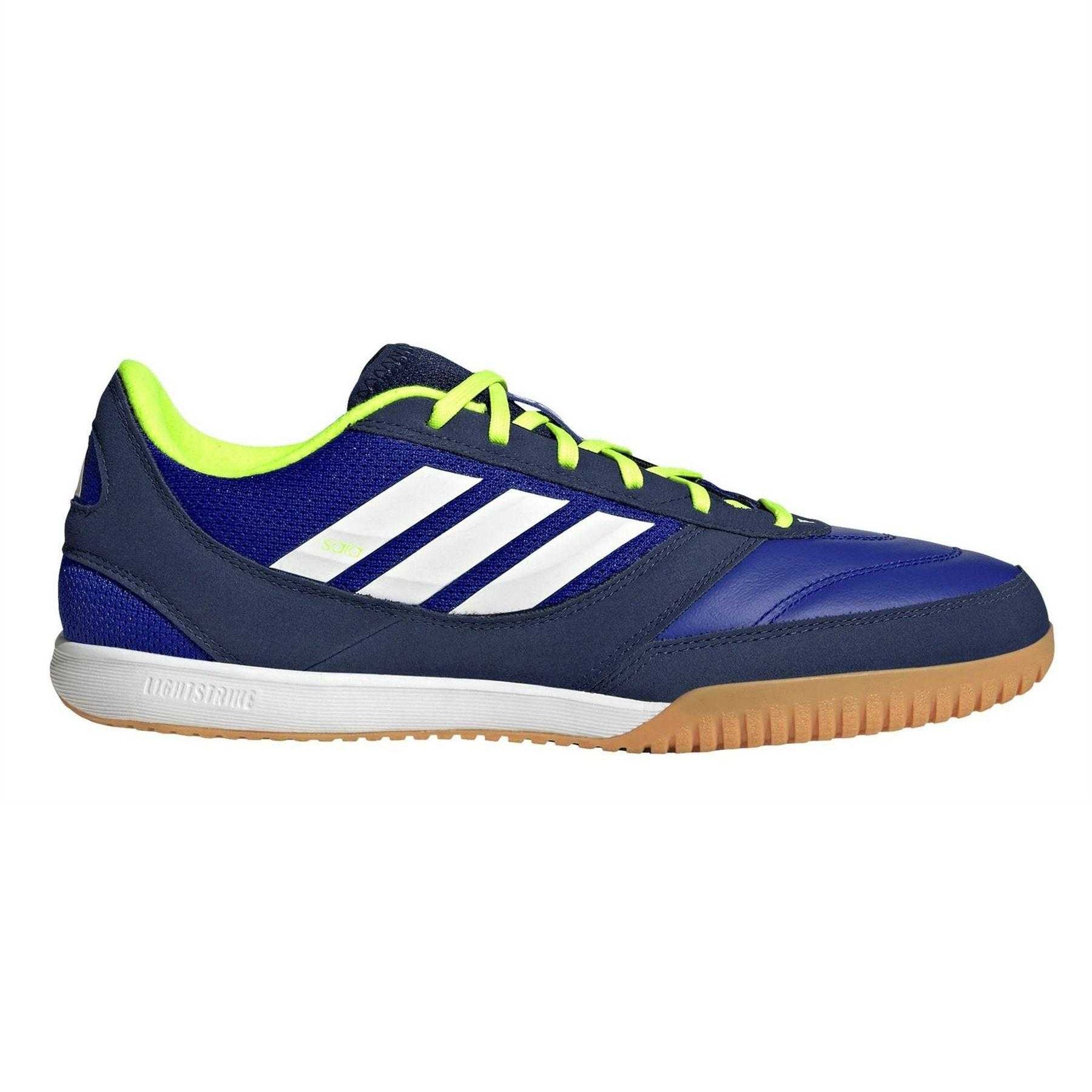 Lucid Blue - Front - Adidas Mens Sala Competition Lace Up Indoor Football Shoes